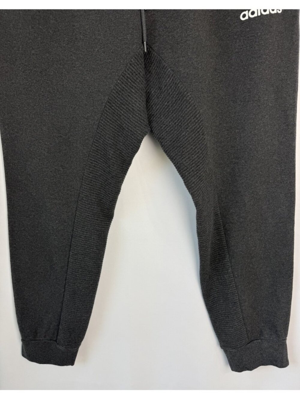 adidas Originals Mens Gray 2-Pc Fleece Tracksuit Full-Zip Hoodie + Pants SZ 2XL - Picture 15 of 16